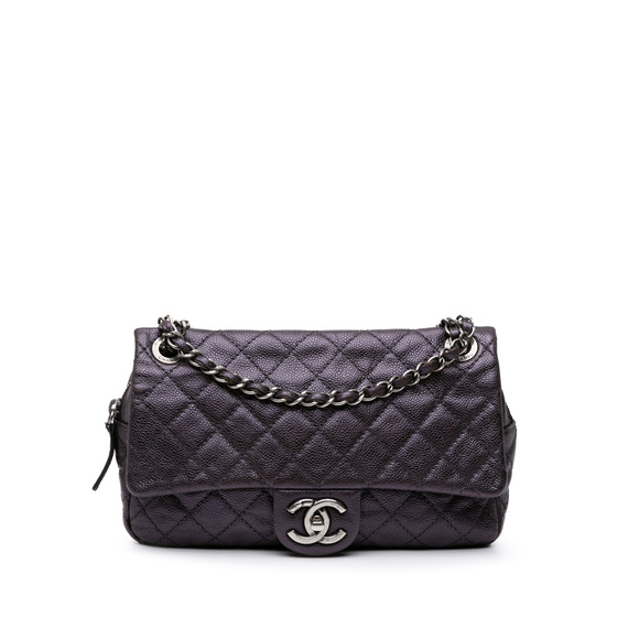 Pre-Loved Chanel Jumbo Quilted Caviar Easy Flap - Picture 1 of 11